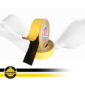 چسب دوطرفه مشکی لاینر خردلی