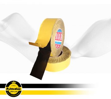 چسب دوطرفه مشکی لاینر خردلی