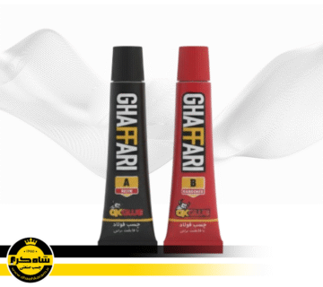 چسب فولاد غفاری مدل اوکس حجم 16 میلی لیتر فروشگاه شاه کرم فروش چسب صنعتی