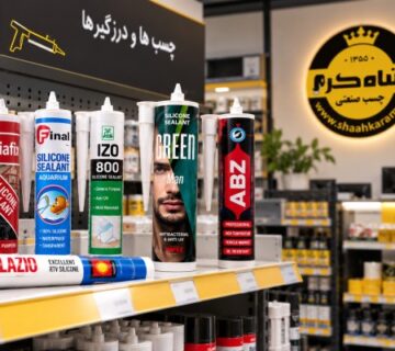 خرید چسب سیلیکون درزگیر فروشگاه شاه کرم