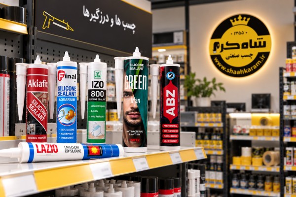 خرید چسب سیلیکون درزگیر فروشگاه شاه کرم